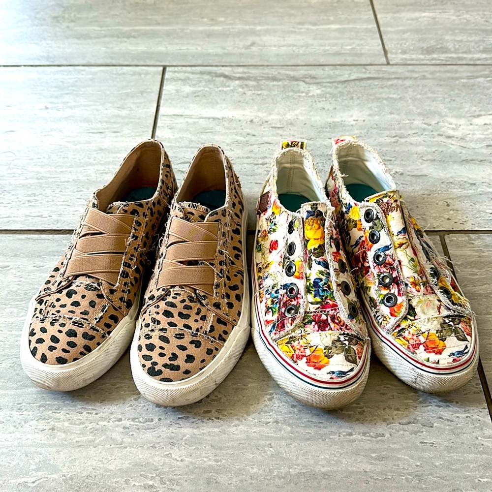 2 pairs of Blowfish sneakers